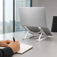 Meilleures ventes en gros : Support portable et flexible en plastique pour ordinateur portable, réglable, en forme de triangle