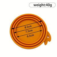 Logo personnalisé de qualité alimentaire chat chien réutilisable couvercle de boîte de conserve en silicone pour animaux de compagnie