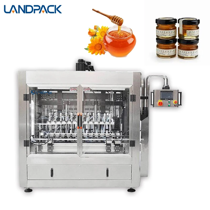 Автоматическая машина для розлива медовых банок Landpack в фошань