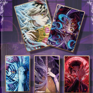 Pigu <span class=keywords><strong>Studio</strong></span> Demon Slayer <span class=keywords><strong>Kimetsu</strong></span> Splendid Color Ink Cards Infinity Castle Demon Slayer Corps Anime Doujin Cartes à collectionner - Product Image 5
