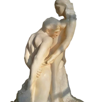 Sculptures de figurines en marbre blanc et granit, modernes, pour l'aménagement paysager extérieur, les jardins, les temples et les villas.