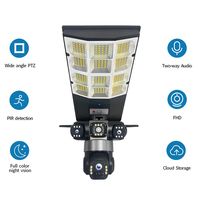 Cámara de Seguridad CCTV con Audio Bidireccional, Energía Solar, Red Inalámbrica 4G con Tarjeta SIM, Sensor de Imagen CMOS y Opción de Almacenamiento de Datos en la Nube