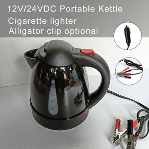 PANCERKA 1L Truck <strong>Kettle</strong> 12V Portable Solar <strong>Battery</strong> Operated Cigarette Lighter for Household Outdoor and Car Use - Product Image 4