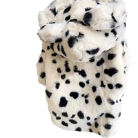 LQdc-631 Manteaux pour chiens et chats en polyester à oreilles mignonnes, chauds pour l'hiver et l'été, motif léopard, vente en gros, très demandés