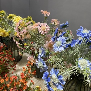 Flores Artificiales de Scabiosa de Tacto Real, Ramos de Seda al por Mayor para Decoración de Bodas y Hogar - Product Image 5