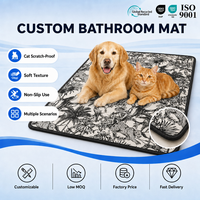 Jungle Adventure Black Area Rug Pad Jungle Leopard Safari Pet Friendly Snag Repel Silicone Tread Carpet Mat for Living Room