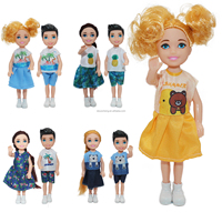 Muñeca Pequeña de 14.5cm con Ropa para Niños y Niñas, Combinación Libre, Venta al Por Mayor