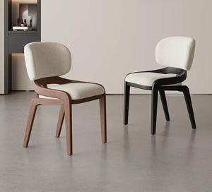 เก้าอี้รับประทานอาหารไม้แอชสไตล์อิตาลีดีไซน์เนอร์แบบนอร์ดิกพนักพิงเรียบง่ายทันสมัยชุดเจรจาต่อรองสำหรับใช้ในบ้าน - Product Image 2