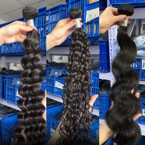 Günstige rohe brasilia nische Echthaar-Web bündel YESWIGS Großhandel Nagel haut ausgerichtet Jungfrau Echthaar verlängerungen Bündel Haar verkäufer