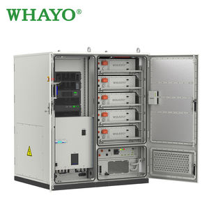 Gabinete <span class=keywords><strong>de</strong></span> Almacenamiento <span class=keywords><strong>de</strong></span> Energía Conectado a la Red con Refrigeración Líquida Whayo <span class=keywords><strong>de</strong></span> 241 kWh, 110 kW, 400 V, Trifásico para <span class=keywords><strong>Europa</strong></span>, Desplazamiento <span class=keywords><strong>de</strong></span> Pico <span class=keywords><strong>de</strong></span> Consumo, Inversor Growatt - Product Image 4