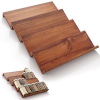 Nouvelle étagère à épices multifonctionnelle en bois à 4 niveaux avec rangement pour armoire et tiroir pour l'organisation de la cuisine