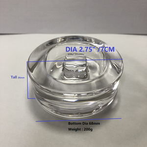 2.75 "นิ้วปากกว้าง Mason Jar การหมักผักแก้วน้ำหนักที่มีด้ามจับหมักผักและอาหารโปรไบโอติก