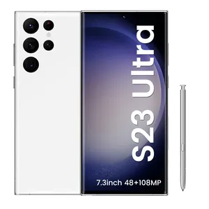 2023 Goedkope Hot Selling S23 Ultra 16Gb + 1Tb Smartphone Mobiele Mobiele Telefoon Fabriek 7.3 Inch 32mp + 64mp Android 12 5G Lcd Mtk