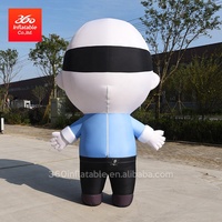 Modelo Inflable Gigante de Personaje de Dibujos Animados, Hombre Calvo, para Eventos Publicitarios, Producto Inflable Resistente Wenzou 360