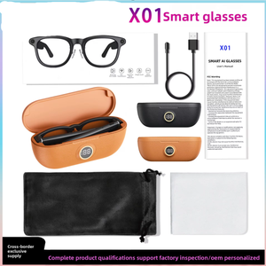Gafas Inteligentes con Cámara de 8MP, Giroscopio de Seis Ejes, Antivibración, Grabación de <span class=keywords><strong>Video</strong></span> 1200P, Traducción por IA, Control Táctil, Metal X01 - Product Image 5