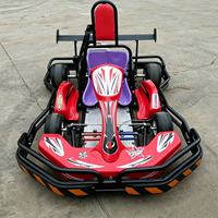 Go-Kart Eléctrico Recreativo de Bajo Ruido, Motor sin Escobillas de 1200W DC60V, Freno de Disco Trasero, Parachoques Envolvente para Alquiler en Pistas al Aire Libre