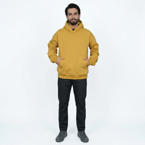 Sudaderas con Capucha Unisex Vintage de Algodón para Hombres y Adolescentes, Sudadera Informal de Invierno con Capucha Extra Grande y Bolsillo - Product Image 1