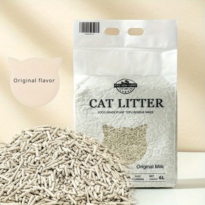 2025 Best Tofu Cat Litter Highly Adsorbent Low Dust Odor Control Fast Clumping for <b>Messy</b> Cats for Small Apartments Litter - Product Image 2