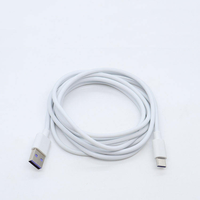 Kabel Data USB-C 5A Pengisian Cepat IOS Grosir Pabrik dengan Pelindung Anyaman Bahan TPE/PVC