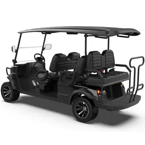 New Design Safe Short Waiting Time Factory Direct Fashion Designed 6 Seat Electric Golf Cart