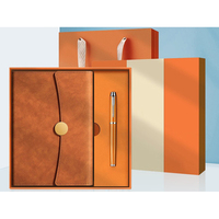 Coffret cadeau PQ 3 pièces avec sac cadeau, carnet à couverture rigide, ensemble cadeau personnel, carnet en cuir personnalisé, couleurs promotionnelles en gros