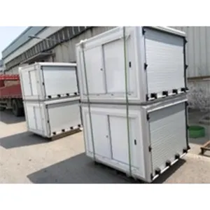 Heavy Duty Industrial Big Plastic Pallet Box Storage Fold Bins Collapsible Bulk Container for Logistics Transport