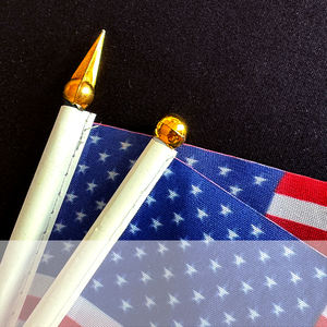 Juego de Banderas Sublimadas para Agitar con la Mano, Bandera Promocional con Asta de Plástico para <span class=keywords><strong>Jamaica</strong></span>, Somalilandia y Eventos Deportivos - Product Image 2