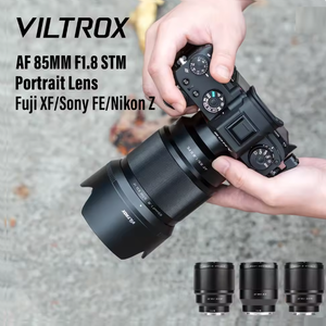 VILTROX <span class=keywords><strong>85mm</strong></span> F1.8 Objectif portrait à mise au point automatique plein cadre pour Sony E Nikon Z <span class=keywords><strong>Fuji</strong></span> X Mount Objectif de caméra pour objectif de caméra Sony - Product Image 4
