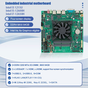 <span class=keywords><strong>Intel</strong></span> HD กราฟิกส์1215U I3 I5เมนบอร์ด Mini ITX I712650H 1235U ป้ายโฆษณาป้ายโฆษณาดิจิตอล POS Gigabit Network edp/lvds - Product Image 2