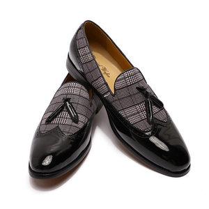 <span class=keywords><strong>Scarpe</strong></span> da <span class=keywords><strong>uomo</strong></span> classiche mocassini <span class=keywords><strong>con</strong></span> nappe da sposa in pelle Casual antiscivolo <span class=keywords><strong>con</strong></span> <span class=keywords><strong>scarpe</strong></span> da piede in pelliccia - Product Image 5