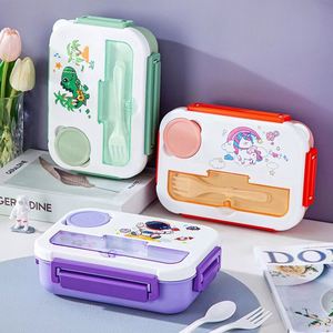 Eco-Friendly Silicone <b>Lunch</b> <b>Box</b> Set for School and Office Kids Bento Boxes <b>Microwave</b> Safe - Product Image 2