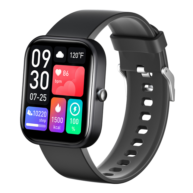 1.95" Large Screen Smart Watch with Ble Call,2.0 Inch HD Display Fitness Tracker,IP67 Waterproof Health Monitor,100 Sports Modes