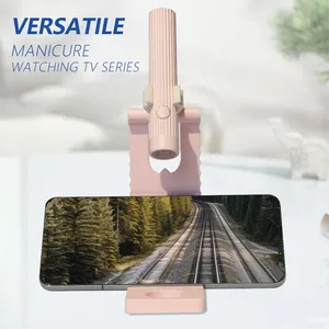 Soporte para Teléfono Celular, Soporte Pequeño para Lámpara UV, Soporte para Herramientas de Manicura, Soporte para Smartphone, Soporte para Lámpara UV de Mano para el Hogar y Salón - Product Image 3