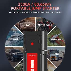 Arrancador de Baterías DBPOWER 2500A 21800mAh, Herramienta de Emergencia Portátil de 12V para Autos con Motores de Gasolina y Diésel - Product Image 5