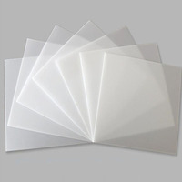 Plaque de diffuseur de lumière LED en plastique, opale, laiteux, givré PS, PC, PMMA, acrylique, film diffuseur de lumière