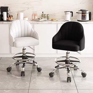 Silla con Altura Ajustable, Respaldo, Barra de Apoyo, Elevación, Mostrador, Caja Registradora, Silla Dental Especializada, Asiento Giratorio Multifuncional - Product Image 4