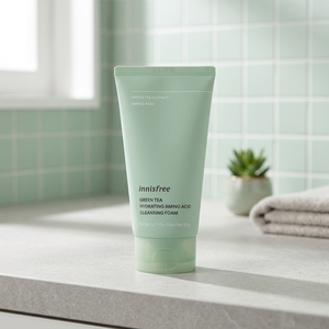 INNISFREE โฟมล้างหน้ากรดอะมิโนให้ความชุ่มชื้นชาเขียว (2022)-150กรัม (ต่ออายุ)/ผลิตในเกาหลี - Product Image 3