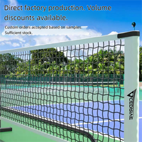 Filet de pickleball officiel Acedrive 6,7 m x 0,79 m, maille de 5 cm, durable, portable, pliable, polyester Oxford noir, compétition intérieure/extérieure