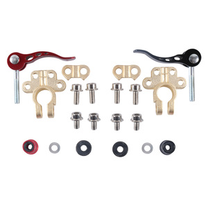 <b>Battery</b> <b>Terminal</b> Connector Set Red Black Metal Automotive <b>Battery</b> <b>Terminal</b> Accessory 1 Pair - Product Image 1
