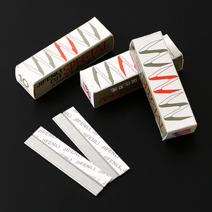 Soumei Hidemi Ensemble de lames de rasoir en acier inoxydable pour sourcils, 10 pièces, pour une mise en forme et un soin précis des sourcils - Product Image 3