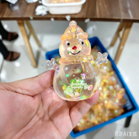 Jouet Squishy de Noël en Maltose Scintillant : Sapin, Bonhomme de Neige, Père Noël – Jouet Anti-Stress à Presser pour Enfants