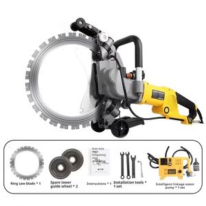 Sierra Circular de Alta Frecuencia AC8400, Sierra de Anillo de 5000W, Radio de Giro Corto de 29cm, Profundidad de Corte para Ladrillo Rojo y Paredes de Hormigón - Product Image 5