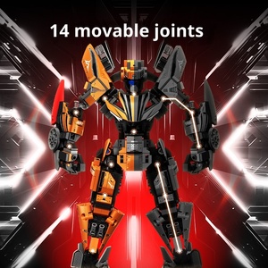 Blocs de construction Corona Lier Hun, jouet d'assemblage, décoration, super voiture, mecha, robot en plastique ABS, cadeau pour garçons et enfants 716006-7 - Product Image 4