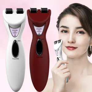 Popular Anti Aging Skin Care Tool EMS Microcurrent Face Lift Machine High Frequency Vibration Facial Roller