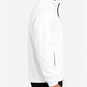 Veste coupe-vent décontractée pour homme, confortable et respirante, avec capuche réglable et fermeture éclair, veste coupe-vent légère - Product Image 4