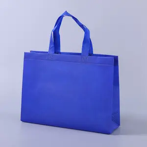 安いトートバッグカスタム印刷されたリサイクル生地不織布ショッピングバッグ