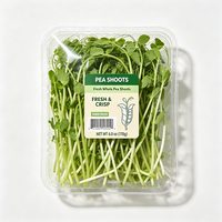 Étiquettes autocollantes imprimées imperméables pour la production de pousses de pois, fournies par l'usine Haoxuan, pour l'emballage de légumes frais
