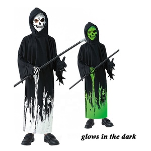 <span class=keywords><strong>Disfraz</strong></span> de Halloween para niños con guantes que brillan en la oscuridad Cosplay Horror Devil Ghost Costume Party Props - Product Image 2