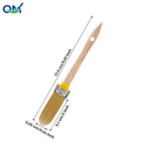 <span class=keywords><strong>Pinceau</strong></span> <span class=keywords><strong>rond</strong></span> professionnel à pointe conique en filament synthétique, manche en bois massif durable, contrôle facile, sans perte de poils - Product Image 2