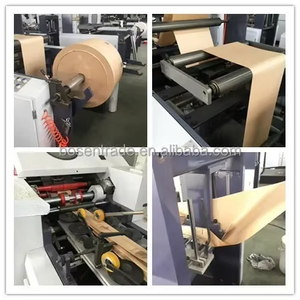 Máquina Automática <span class=keywords><strong>de</strong></span> Alta Velocidad para Fabricar Bolsas <span class=keywords><strong>de</strong></span> Papel Kraft con Fondo Cuadrado para Alimentos - Product Image 4